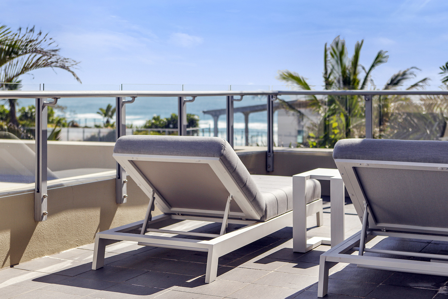 The Beach Cabarita Facilities - Sun Loungers by the Pool