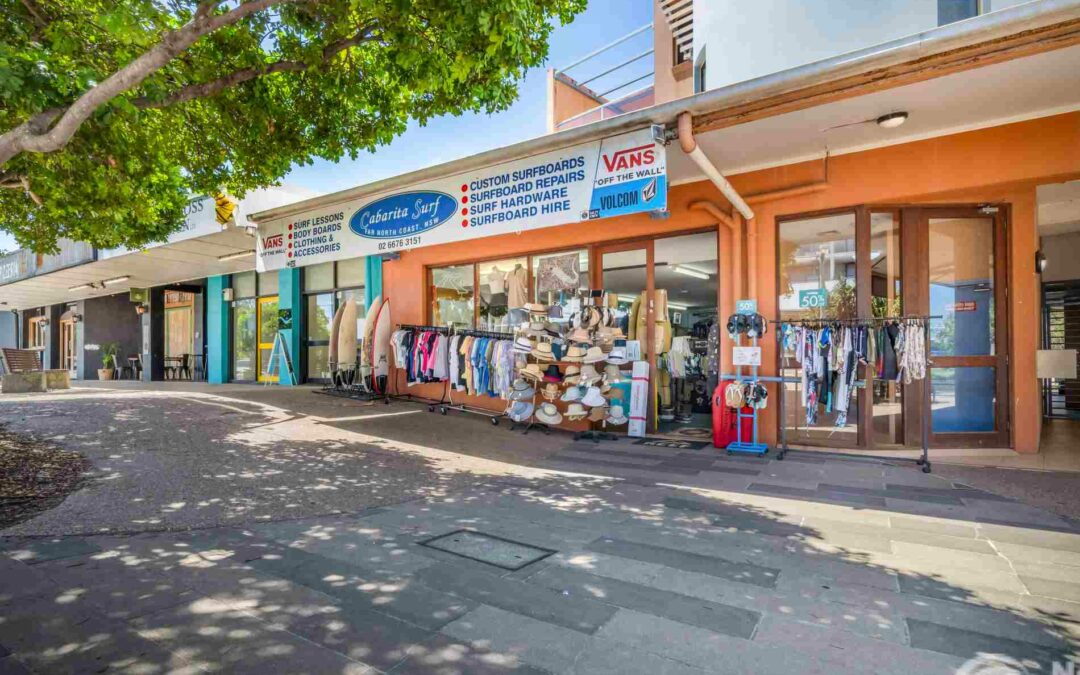 cabarita surf shop and boutique stores in cabarita beach village, one of the unique places of interest in new south wales